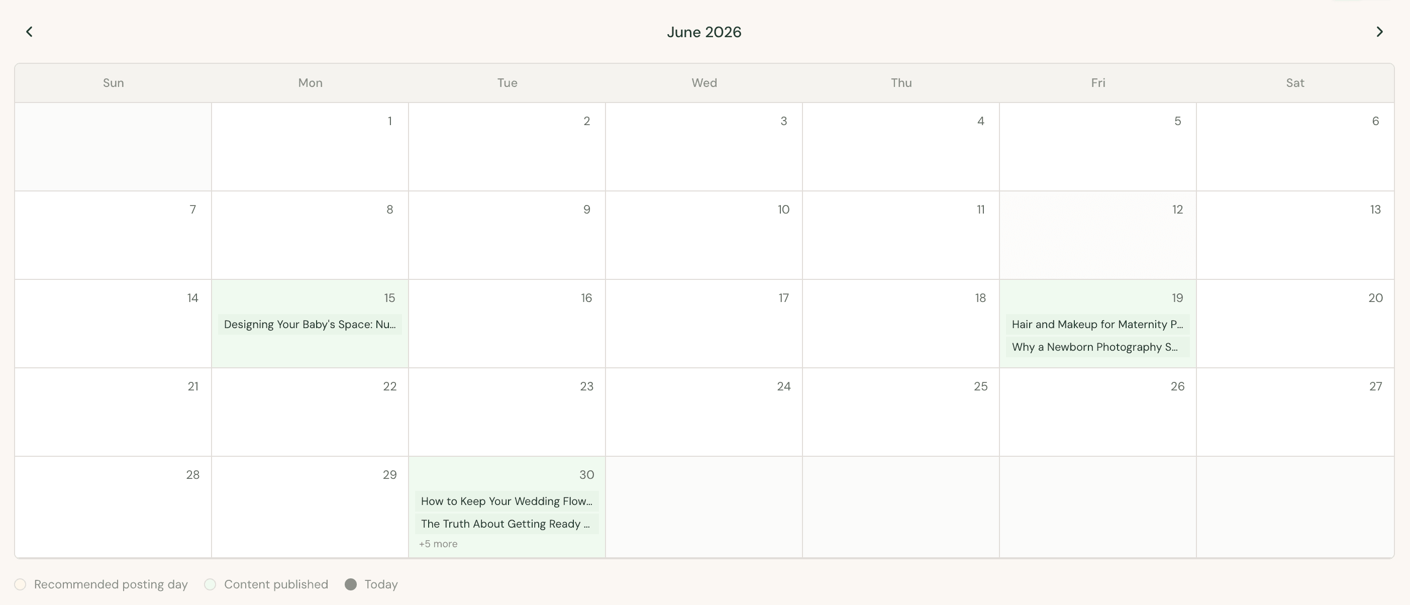 Screenshot of the Smart Scheduling feature